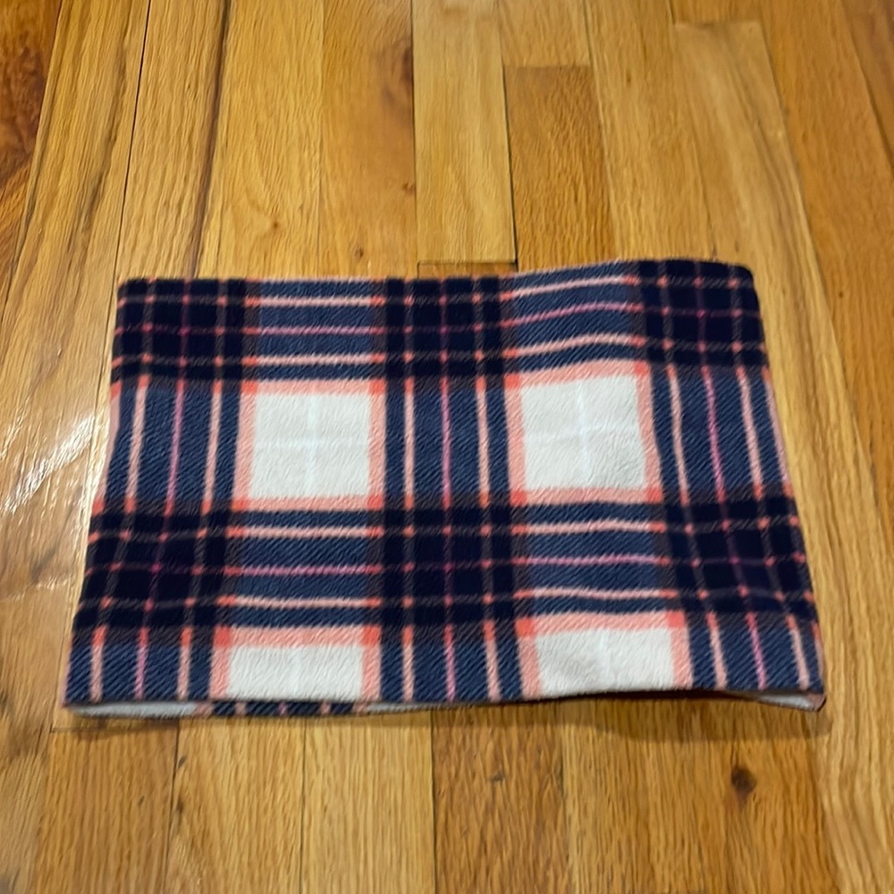 Fleece multi colored infinity scarf